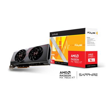 Sapphire Pulse Radeon RX 7800 XT Grafikkort - 16GB GDDR6
