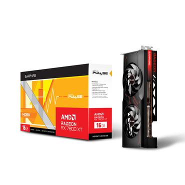 Sapphire Pulse Radeon RX 7800 XT Grafikkort - 16GB GDDR6