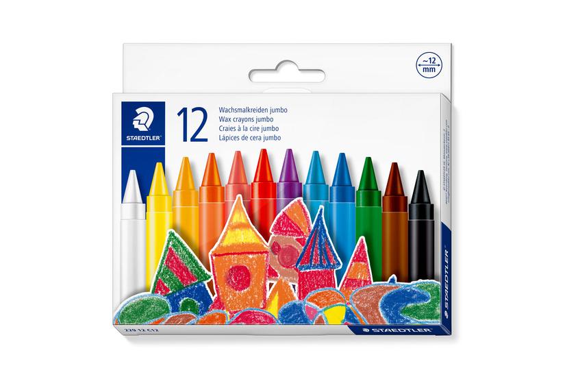 STAEDTLER Wachsmalkreide Noris jumbo 12er-Set 12mm retail