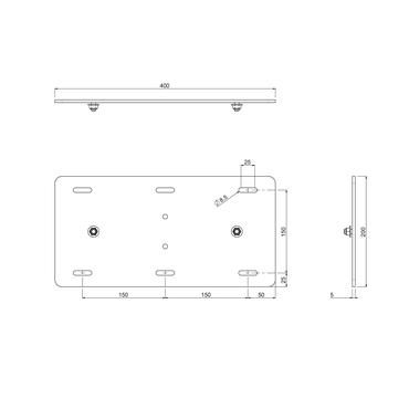 WALLPLATE LARGE FLOOR LIFTS
