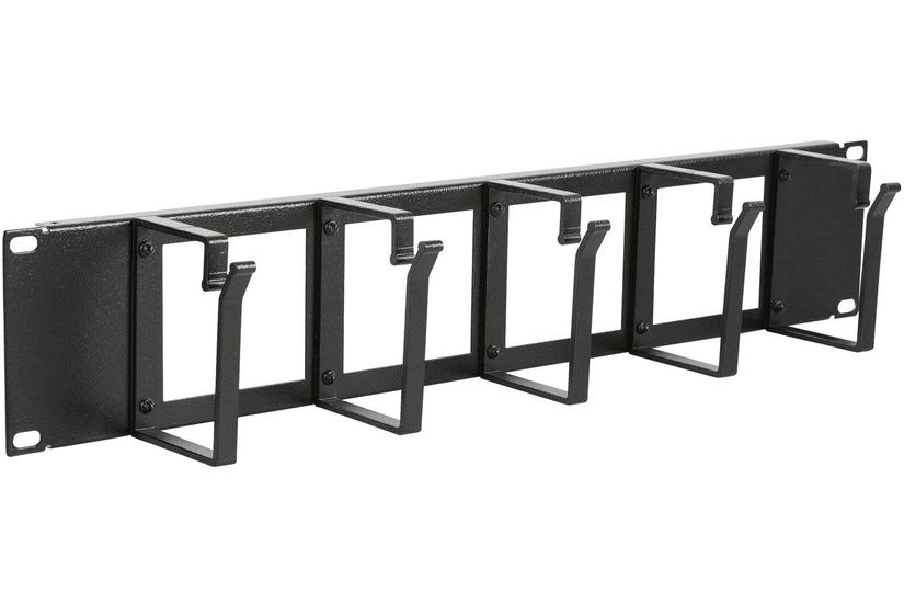 2U 19" CABLE ORGANIZER PANEL