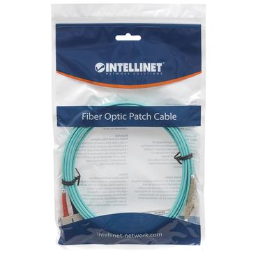 Intellinet 750158 InfiniBand og fiberoptisk kabel 2 m LC SC Turkisfarve