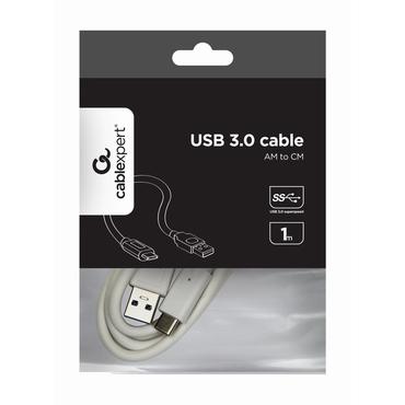Cablexpert - USB typ C-kabel - USB typ A till 24 pin USB-C - 1 m