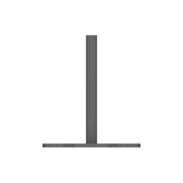 Multibrackets M Pro Series Bolt Down Floor Plate - monteringskomponent - svart