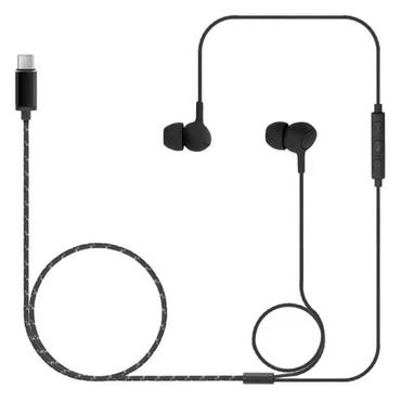 Insmat 560-2022 hovedtelefoner/headset Ledningsført I ørerne Opkald/musik USB Type-C Sort