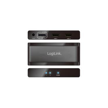 LogiLink CV0093 video-splitter DisplayPort 2x HDMI