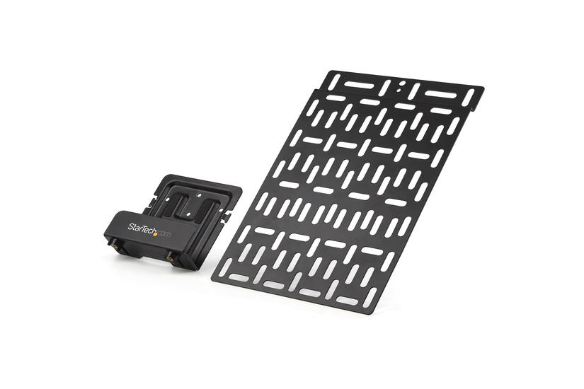 StarTech.com Universellt TV-tillbeh&ouml;rsf&auml;ste - Justerbart TV- och v&auml;ggmonteringsf&auml;ste - Mediaspelare/router/modem/AV-omkopplare och f&ouml;rl&auml;ngare/Apple TV - Dold kabelboxmontering bakom TV - 5 kg monteringssats - f&ouml;r mediespelare - svart