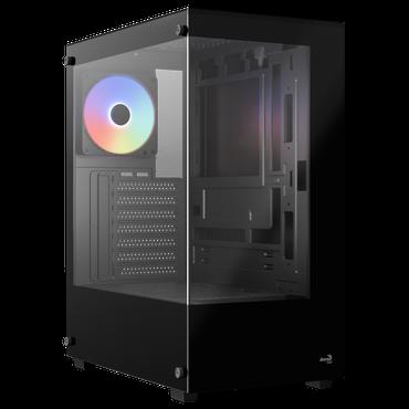 Aerocool Chassi - Midi Tower - ATX, micro ATX, Mini-ITX - 2,5, 3,5 tum - 17 cm - 34,5 cm