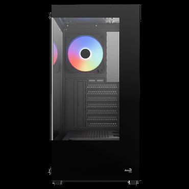Aerocool Chassi - Midi Tower - ATX, micro ATX, Mini-ITX - 2,5, 3,5 tum - 17 cm - 34,5 cm