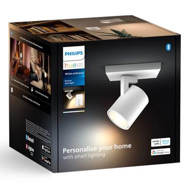 White Ambiance Runner Einzelspot (schwarz, inkl. Dimmschalter)