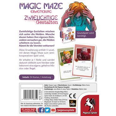 Pegasus 57203G brætspil Magic Maze: Zwielichtige Gestalten, Magic Maze 15 min. Udvidelsespakker til brætspil Rejser/eventyr