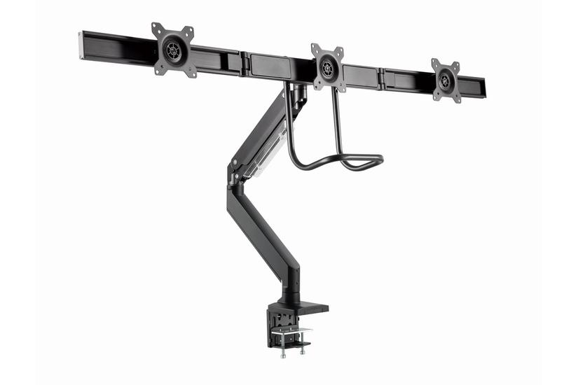 Gembird MA-DA3-03 monteringssats - justerbar arm - f&ouml;r 3 monitorer - mattsvart