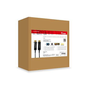 Equip 119431 HDMI-kabel 50 m HDMI Type A (Standard) Sort