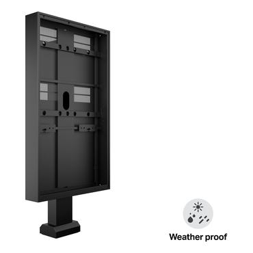 Multibrackets M Pro Series OH85 st&auml;ll - totem - f&ouml;r platt panel - utomhus - svart