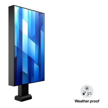 Multibrackets M Pro Series OH85 st&auml;ll - totem - f&ouml;r platt panel - utomhus - svart