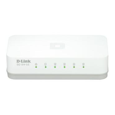dlinkgo 5-Port Fast Ethernet Easy Desktop Switch GO-SW-5E