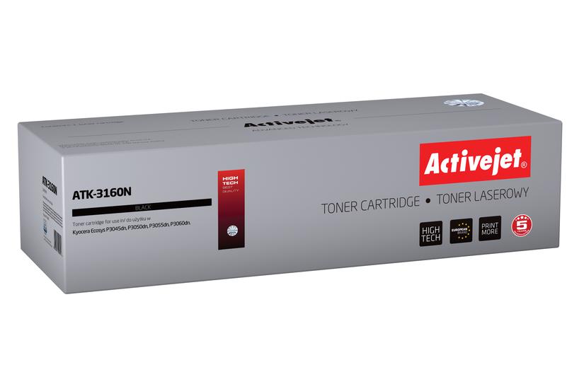 Activejet Tonerpatron ATK-3160N (Kyocera erstatning TK-3160; Supreme; 12500 sider; sort)