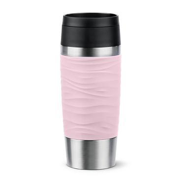 EMSA Travel Mug Waves 36 ml Lyserød, Rustfrit stål