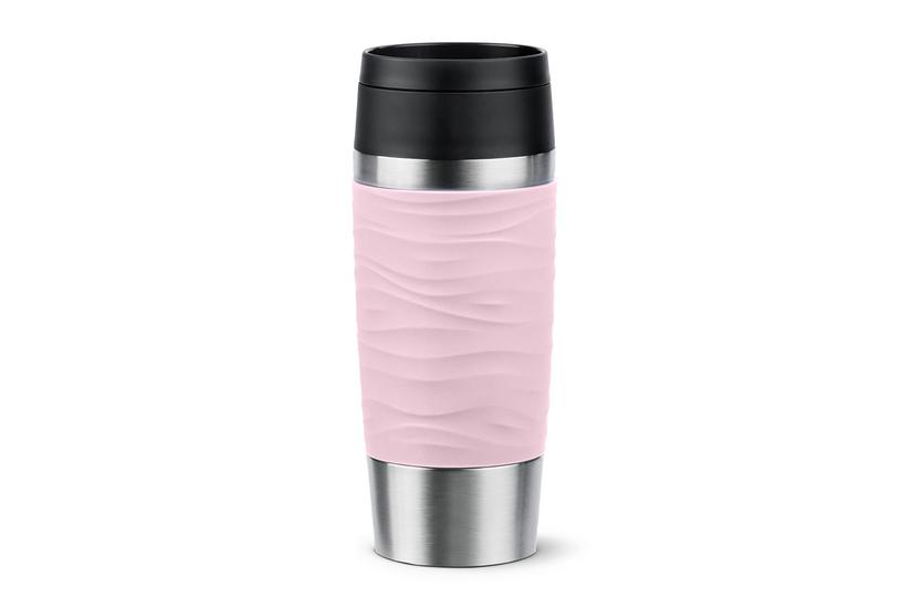 EMSA Travel Mug Waves 36 ml Lyserød, Rustfrit stål