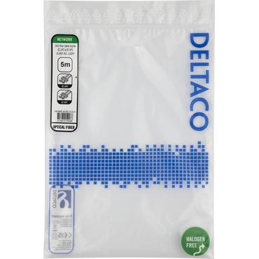 Deltaco SCSC-5-DUA InfiniBand og fiberoptisk kabel 5 m 2x SC Gul