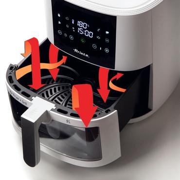 Ariete 4630/03 Enkelt 9 L 1500 W Varmluftsteger Hvid