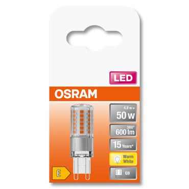 Osram STAR LED-lampe Varm hvid 2700 K 4,8 W G9 E