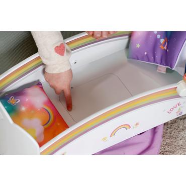 BABY born Rainbow Bed Dukke seng/vugge