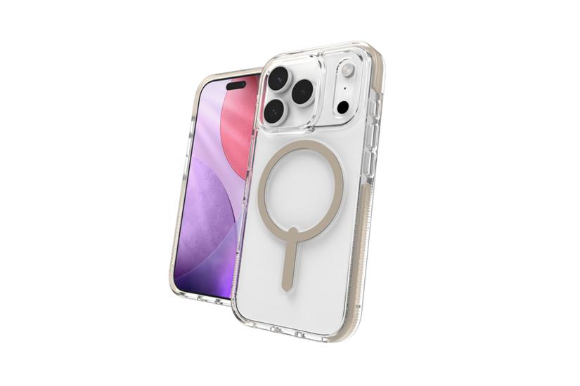 ZAGG Santa Cruz Snap mobiltelefon etui 16 cm (6.3") Cover Titanium, Transparent