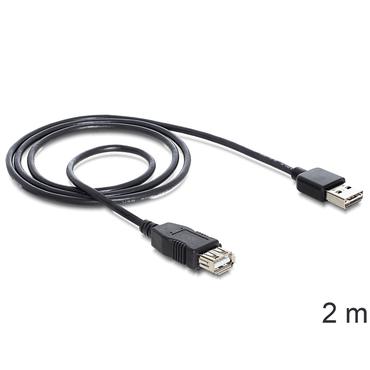 Delock EASY-USB - USB-f&ouml;rl&auml;ngningskabel - USB till USB - 2 m