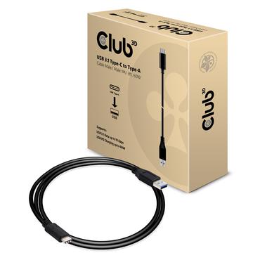Club 3D - USB typ C-kabel - 24 pin USB-C till USB - 1 m