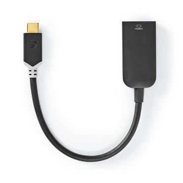 Nedis CCBW64652AT02 videokabel adapter 0,2 m USB Type-C HDMI Anthracit