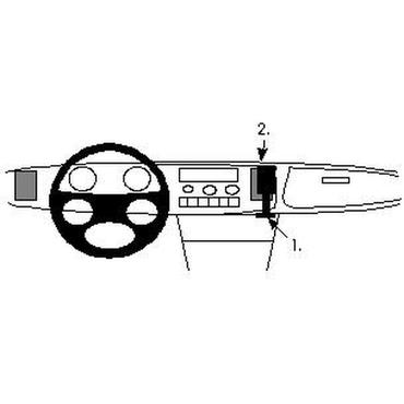 Brodit ProClip Center mount - montering för mobiltelefon