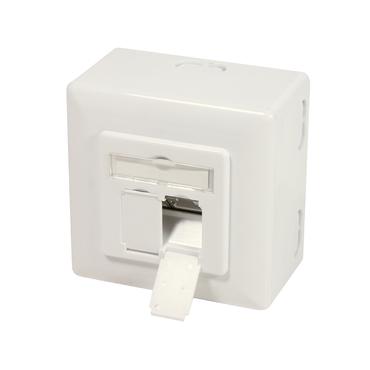 LogiLink NP0124 stikkontakt 2 x RJ-45 Metallic, Hvid