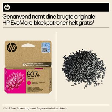 HP Original 937e EvoMore-blækpatron, magenta
