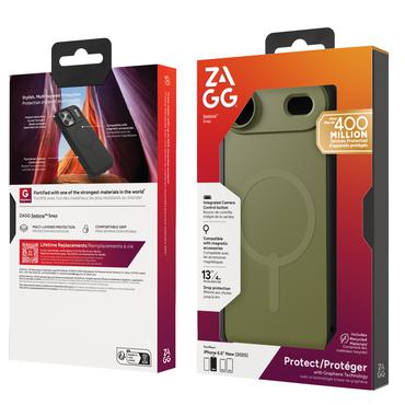 ZAGG Sedona Snap mobiltelefon etui 16,5 cm (6.5") Cover Gr&oslash;n