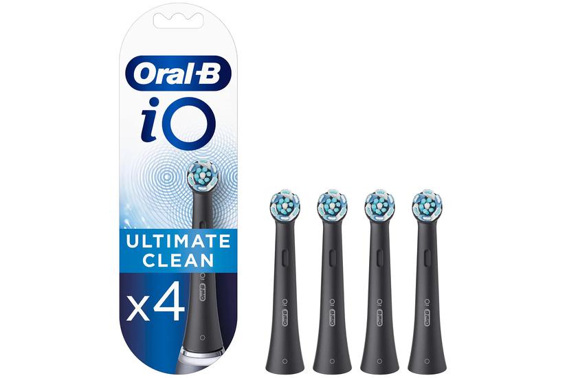 Alowwed----Oral-B iO Ultimate Clean Black -vaihtoharjat, musta, 4 kpl
