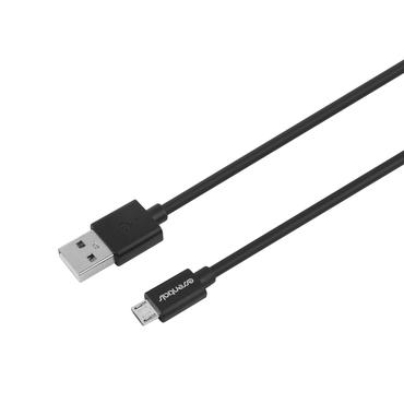 Essentials 1110623 USB-kabel USB 2.0 2 m USB A USB A/Micro-USB B Sort