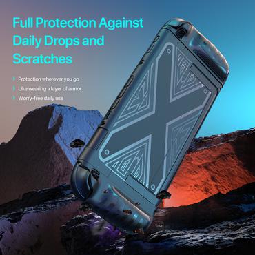 Dux Ducis 6971824155556 transportabel spillekonsol etui Cover Nintendo Polykarbonat (PC), Termoplastisk polyurethan (TPU) Sort