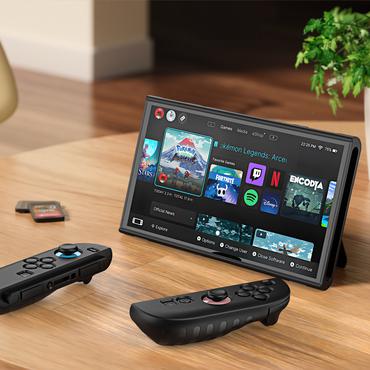 Dux Ducis 6971824155556 transportabel spillekonsol etui Cover Nintendo Polykarbonat (PC), Termoplastisk polyurethan (TPU) Sort