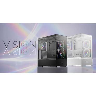 LC Power Chassi - Midi Tower - ATX, Micro-ATX, Mini-ITX, BTF - 19 cm - 40 cm - 7 - Svart