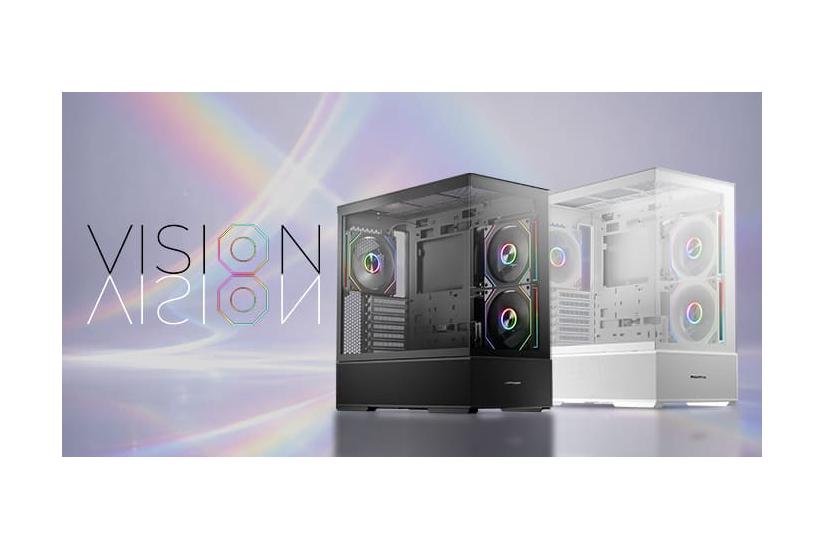 LC Power Chassi - Midi Tower - ATX, Micro-ATX, Mini-ITX, BTF - 19 cm - 40 cm - 7 - Svart