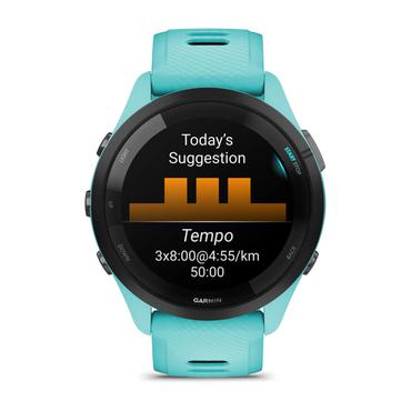 Garmin Forerunner 265 - aqua - smart klocka med rem - aqua/black - 8 GB