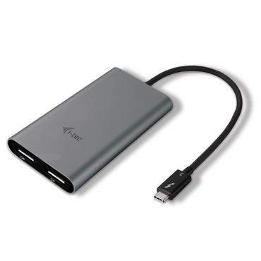 i-Tec Dual Display Port Video Adapter Extern videoadapter - Thunderbolt 3