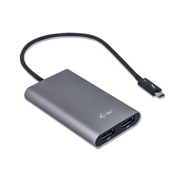 i-Tec Dual Display Port Video Adapter Extern videoadapter - Thunderbolt 3