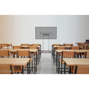 Neomounts FL55-875WH1 vogn med hjul - for fladt panel - motoriseret - hvid