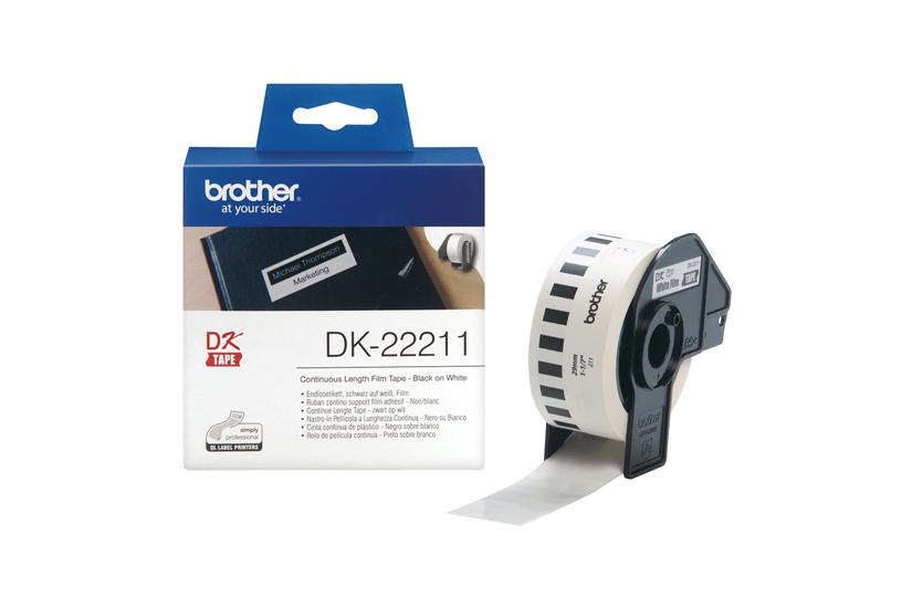 Brother DK-22211 - etiketter - Rulle (2,9 cm x 15,2 m)