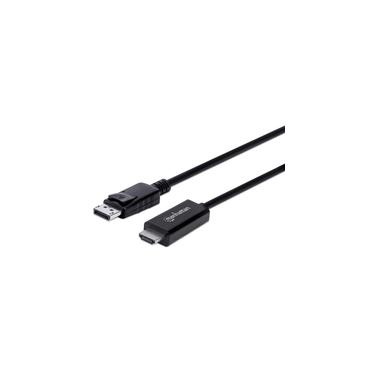 Manhattan 153218 videokabel adapter 3 m DisplayPort HDMI Sort