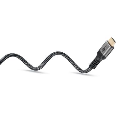 High Speed HDMI&trade; Cable with Ethernet, 2 m, Sharkskin Grey
