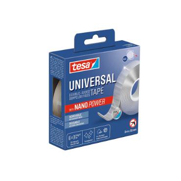 tesa doppelseitiges Klebeband Universal 3m 30mm hochtransp.