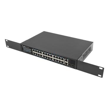 Lanberg - switch - 26 portar - ohanterad - rackmonterbar